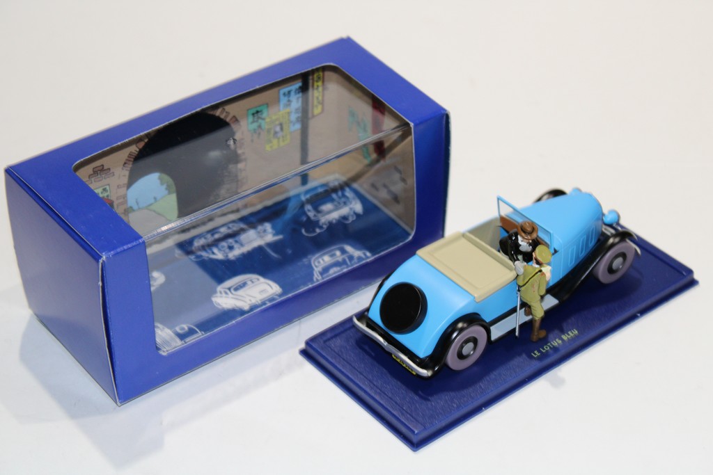 LA DECAPOTABLE DU LOTUS BLEU 1935 TINTIN 1/43°