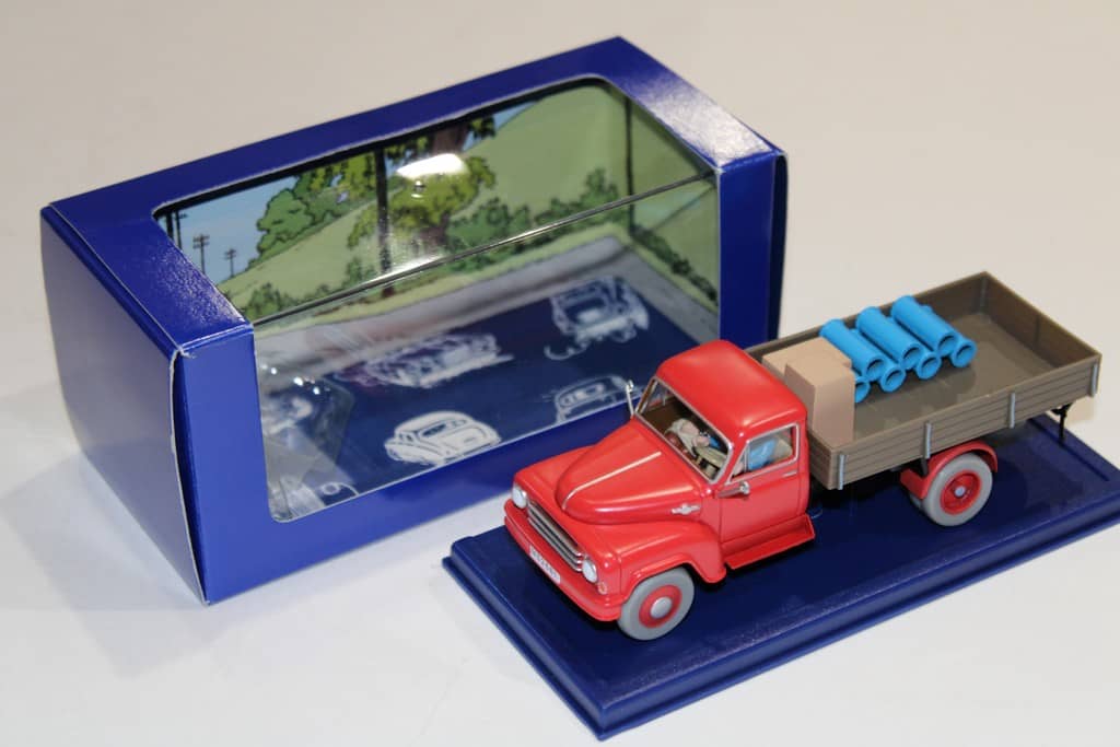 Hergé - voiture Tintin 1/24 - Le camion rouge - Para-BD/Figurines - Galerie des Bulles