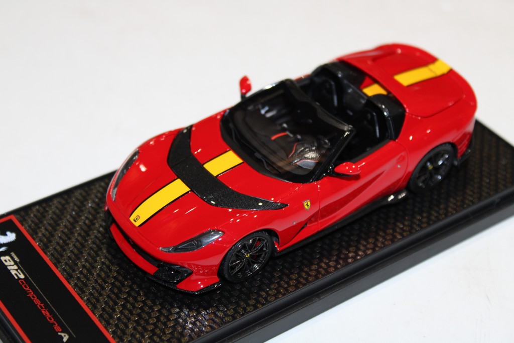 FERRARI 812 COMPETIZIONE A ROSSO CORSA 322 BBR 1/43°