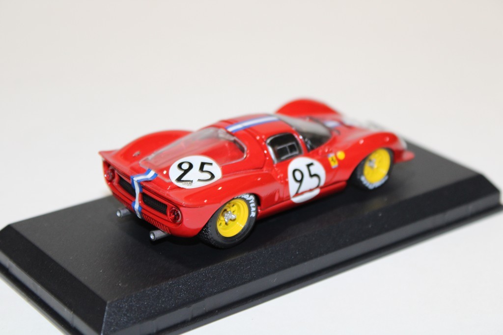FERRARI DINO 206 C LE MANS 1966 VACCARELLA CASONI N°25 - ART MODEL 1/43