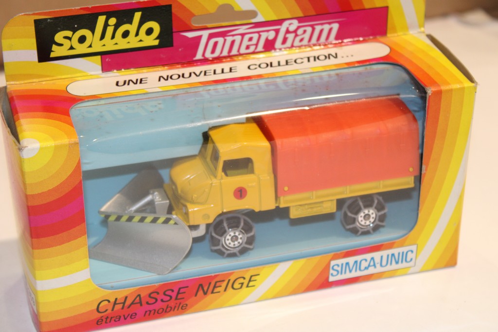 SIMCA UNIC MARMON CHASSE NEIGE SOLIDO TONER GAM 1/43°
