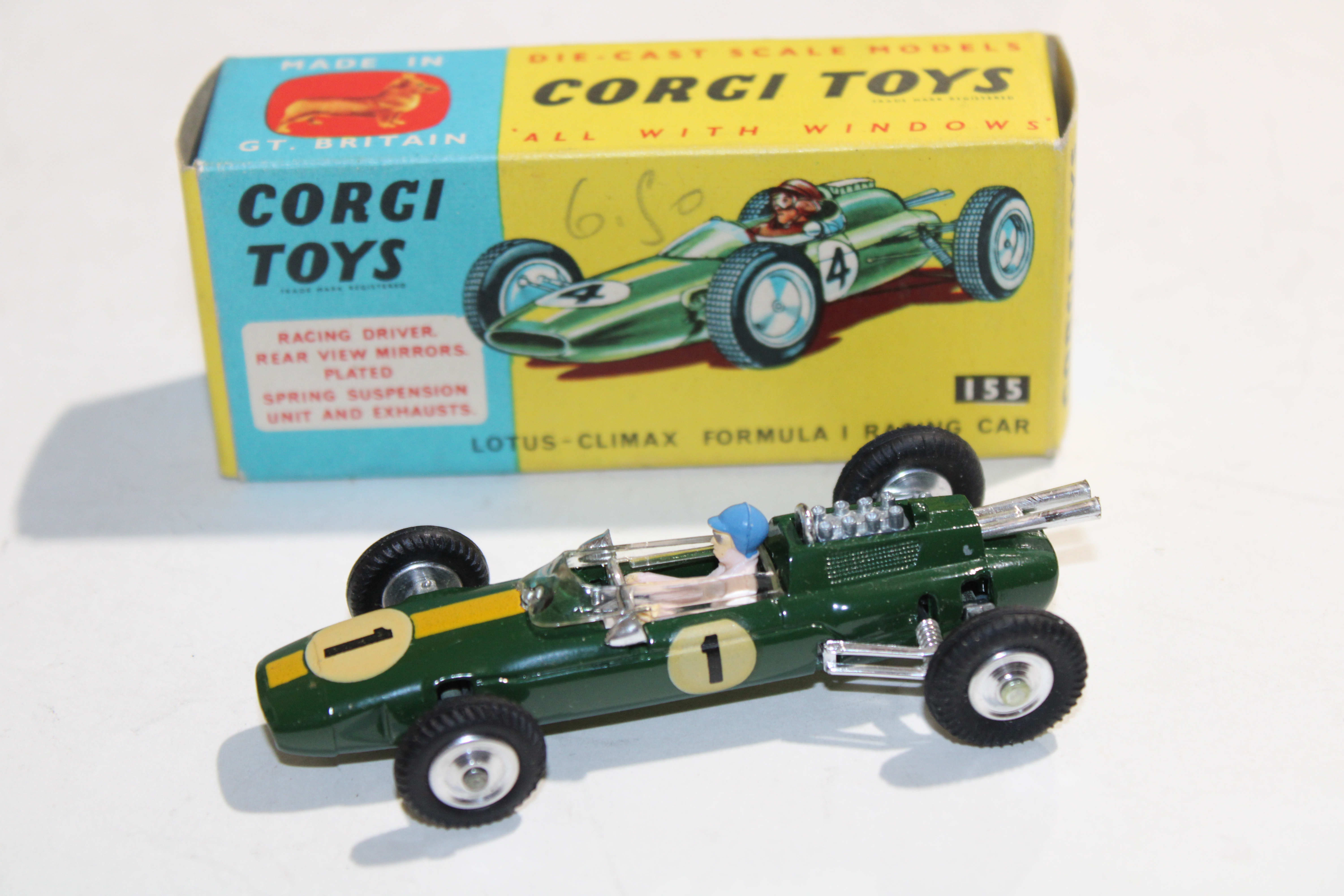 Lotus Climax Formula 1 Racing Car Corgi Toys 1/43°