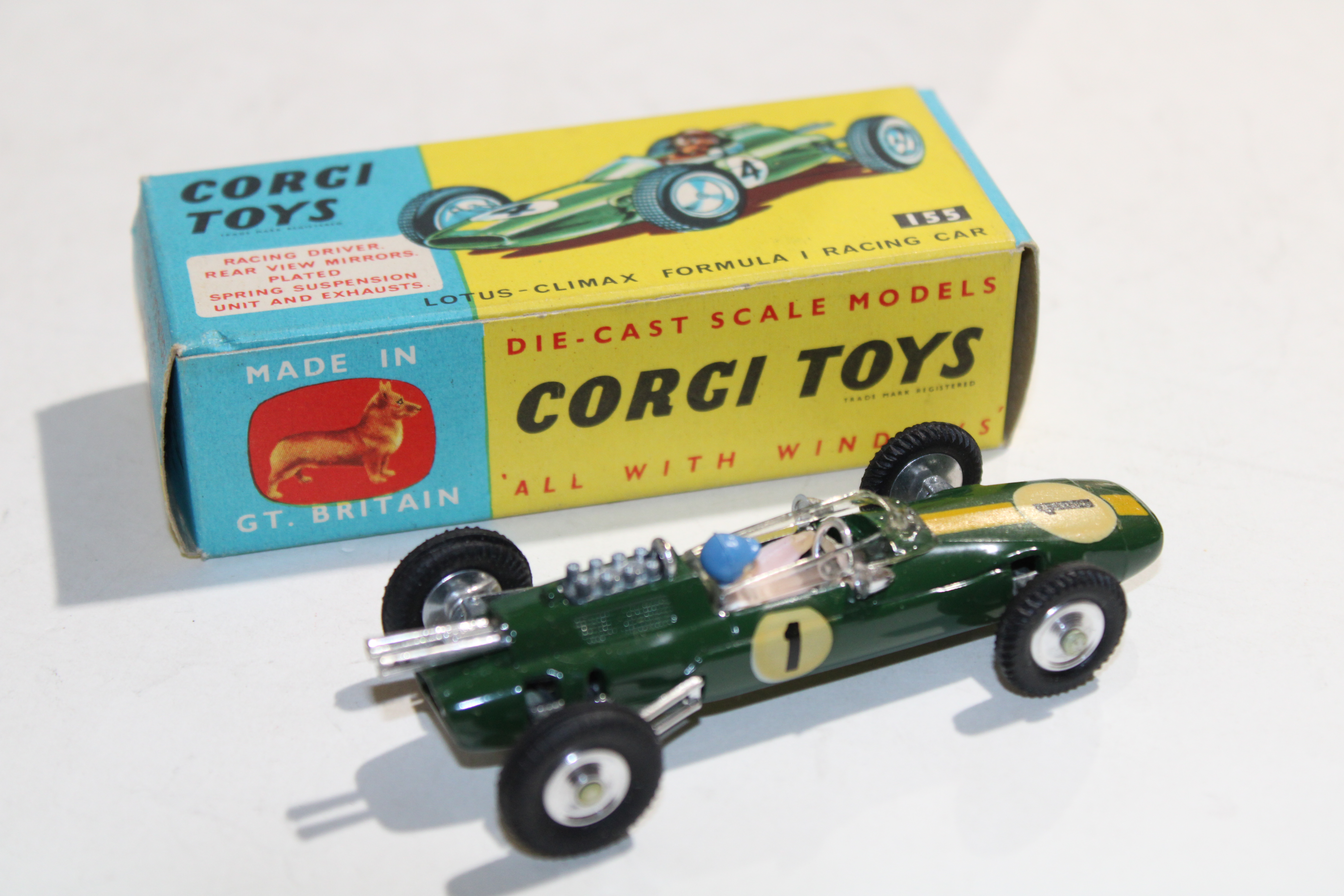 Lotus Climax Formula 1 Racing Car Corgi Toys 1/43°
