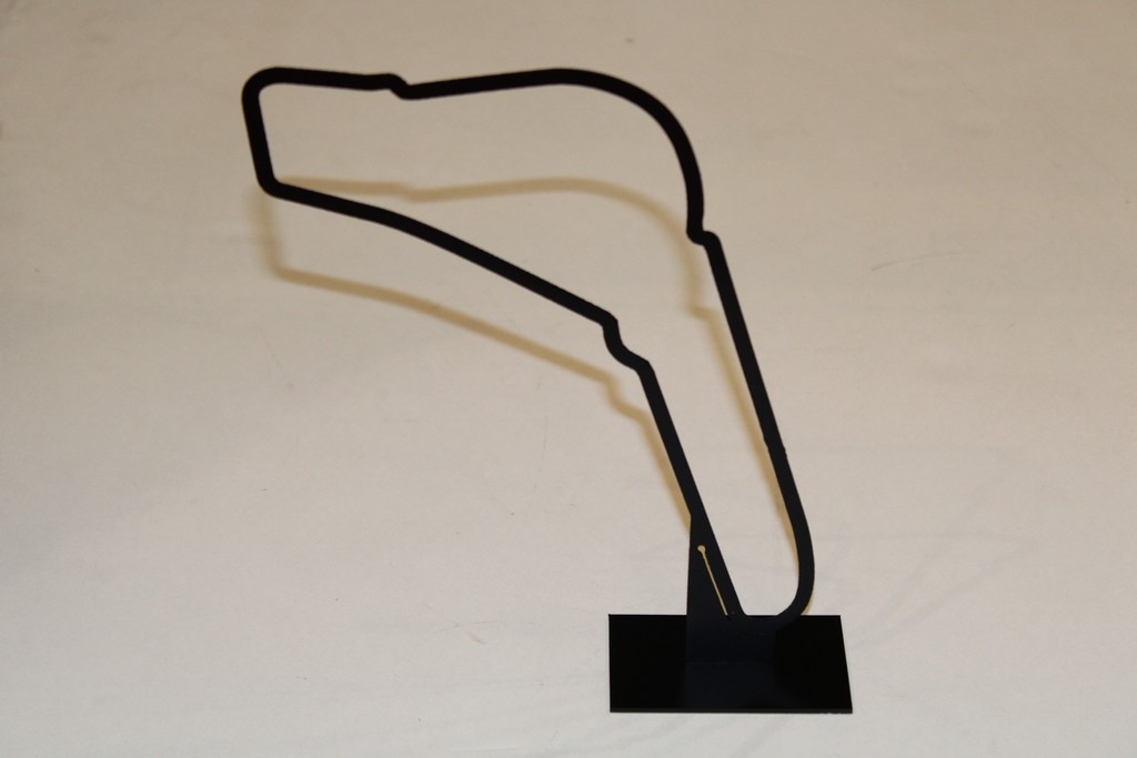 TRACE CIRCUIT CITY OF MONZA BLACK STEEL ON STAND 25CM