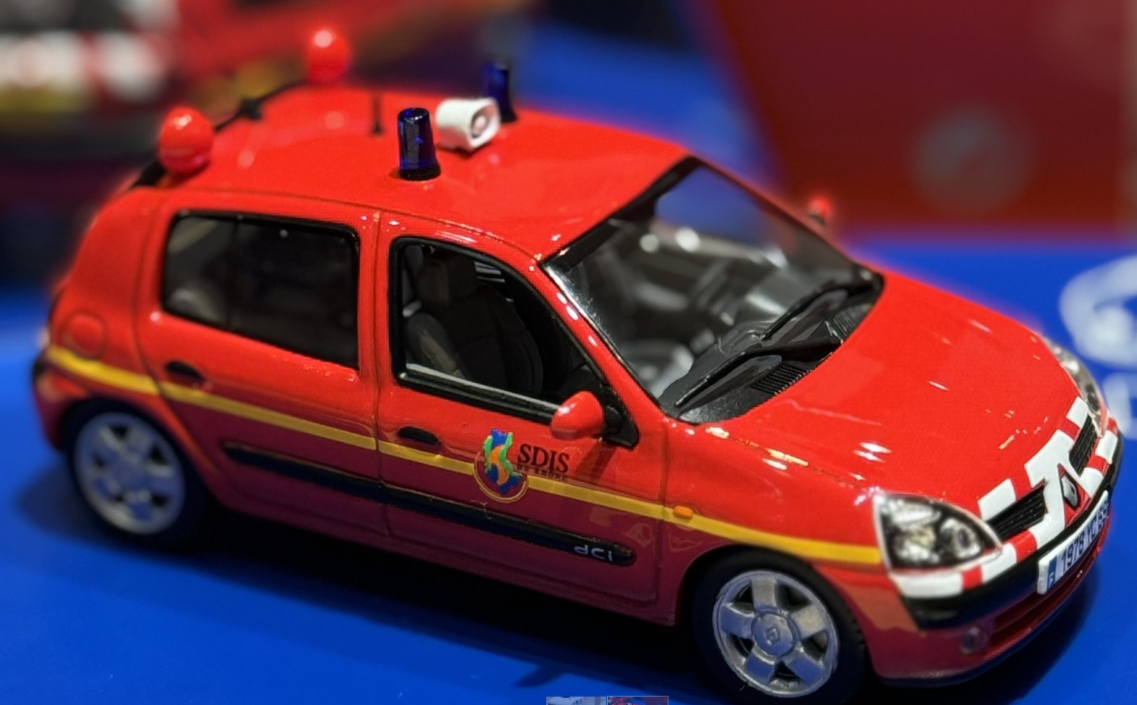 RENAULT CLIO POMPIERS VL NOREV 1/43°