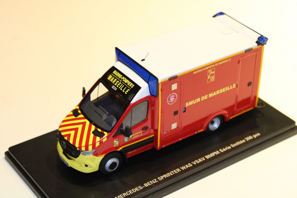 MERCEDES SPRINTER WAS VSAV BMPB 2024 ALERTE 1/43°