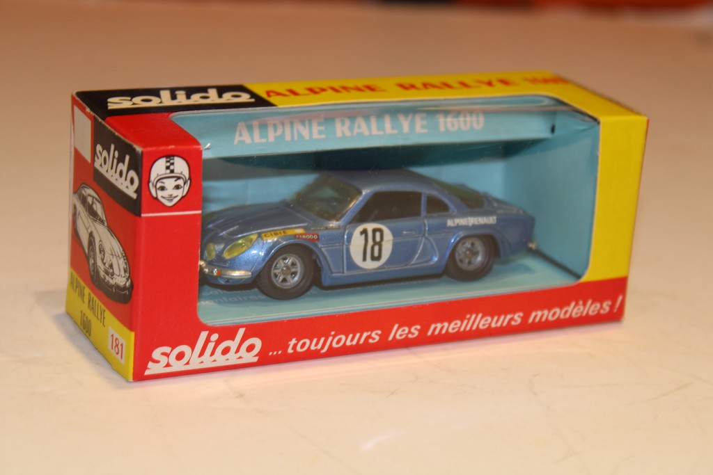 ALPINE RALLYE 1600 SOLIDO 1/43