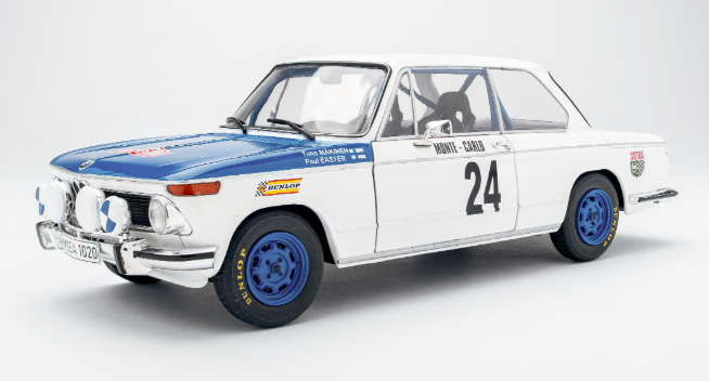 BMW 2002 TII MONTE CARLO 1969 MAKINEN / EASTER SOLIDO 1/18°