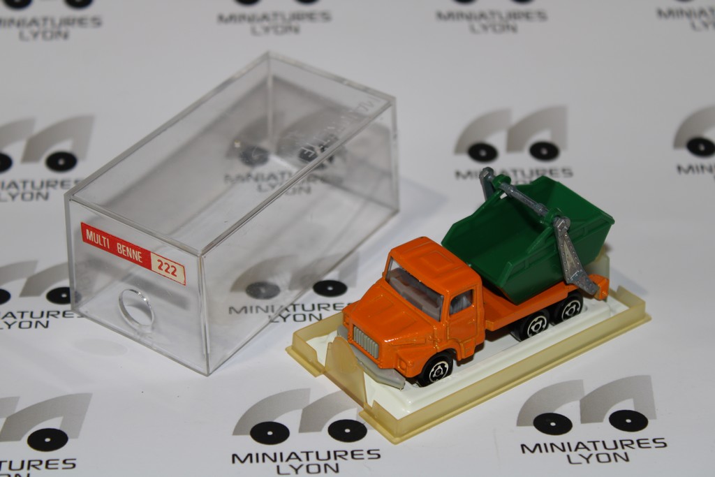 CAMION MULTIBENNE ORANGE MAJORETTE 1/87