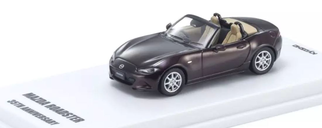 Mazda MX-5 Roadster (rouge) - 35th Anniversary 2025 Kyosho 1/64