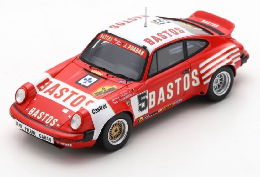 PORSCHE 911 SC N°5 Vainqueur Rallye du Condroz 1983 -P. Snijers - D. Colebunders SPARK 1/43