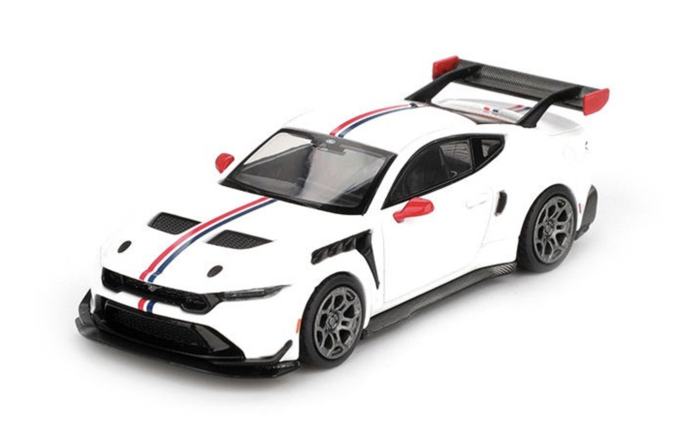 FORD MUSTANG GTD SPIRIT OF AMERICA 2025 WHITE - MINI GT 1:64
