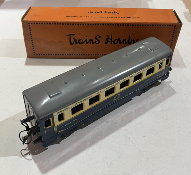 VOITURE SALON PULLMAN 4025 WAGON VOYAGEUR LIT CIWL TRAIN HORNBY O 1/43