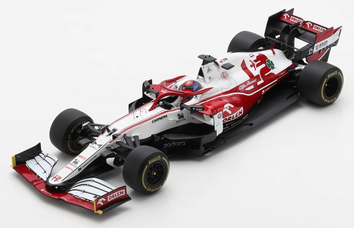 ALFA ROMEO RACING ORLEN C41 N°7 RAIKONNEN BAHRAIN GP 2021 SPARK 1/18°