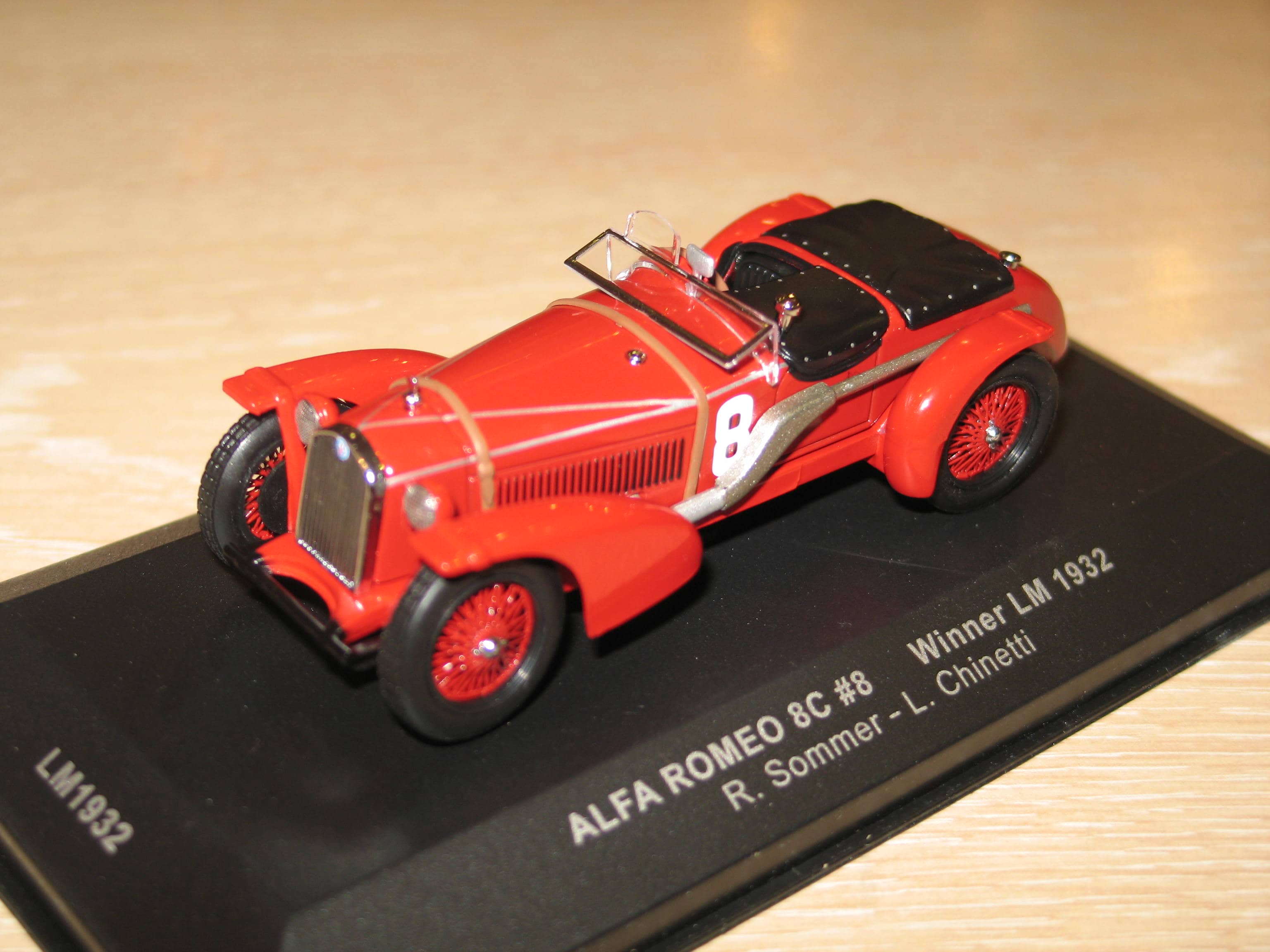 Miniature Alfa Romeo 8C 24h Du Mans 1932 - Starter 1/43 - Occasion