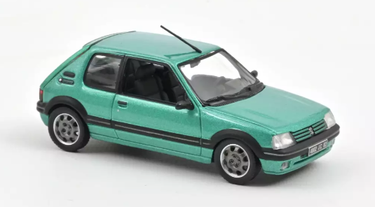 PEUGEOT 205 GTI GRIFFE 1990 VERT NOREV 1/43°