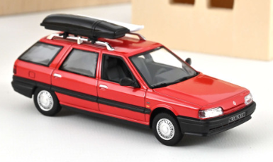 RENAULT 21 NEVADA 1989 RED WITH ACCESORIES NOREV 1/43°