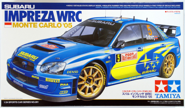 SUBARU IMPREZA WRC MONTE CARLO 2005 TAMIYA 1/24°