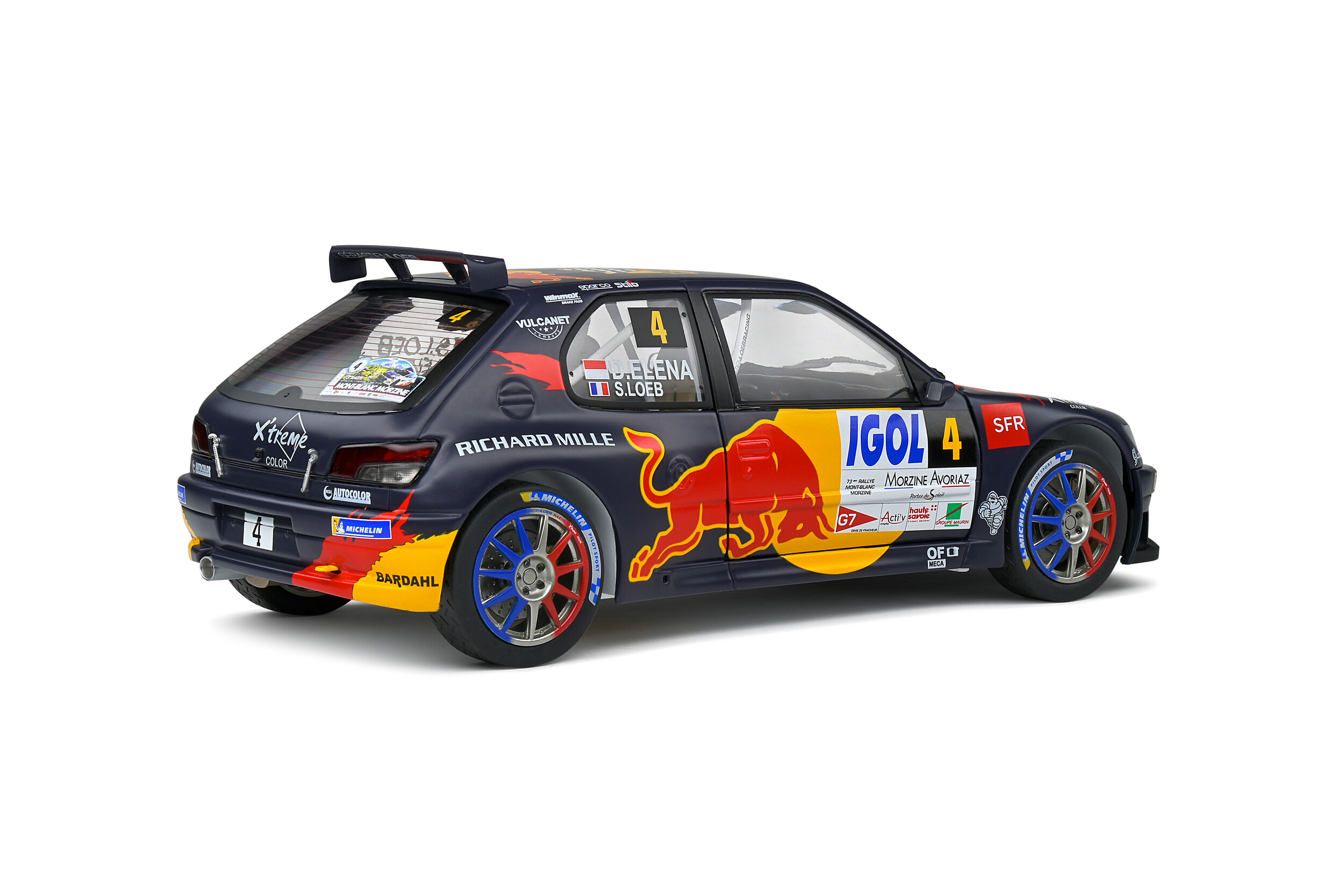 PEUGEOT 306 MAXI S.LOEB RALLYE MONT BLANC 2021 SOLIDO 1/18°