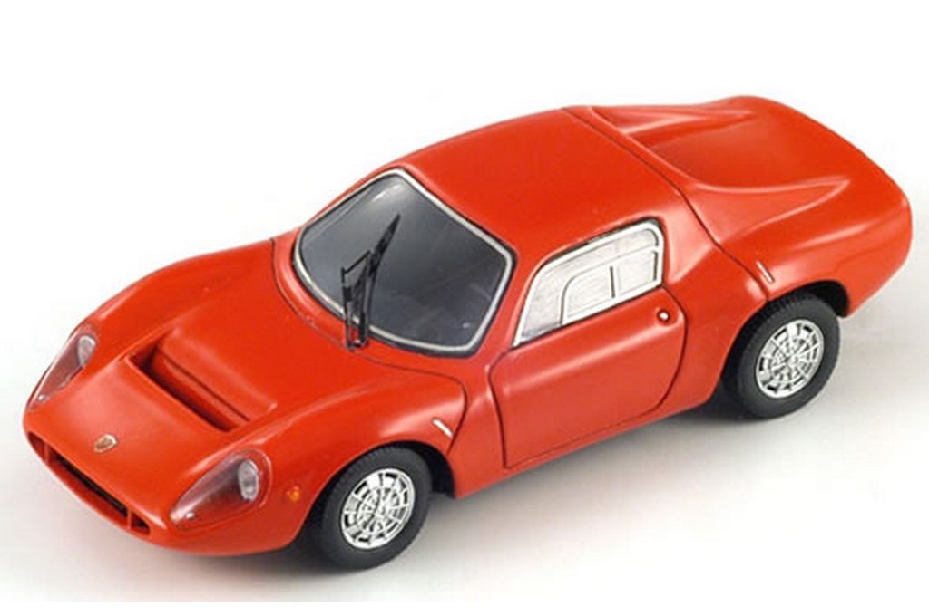 FIAT ABARTH OT 1300 ROUGE 1965 SPARK 1/43°