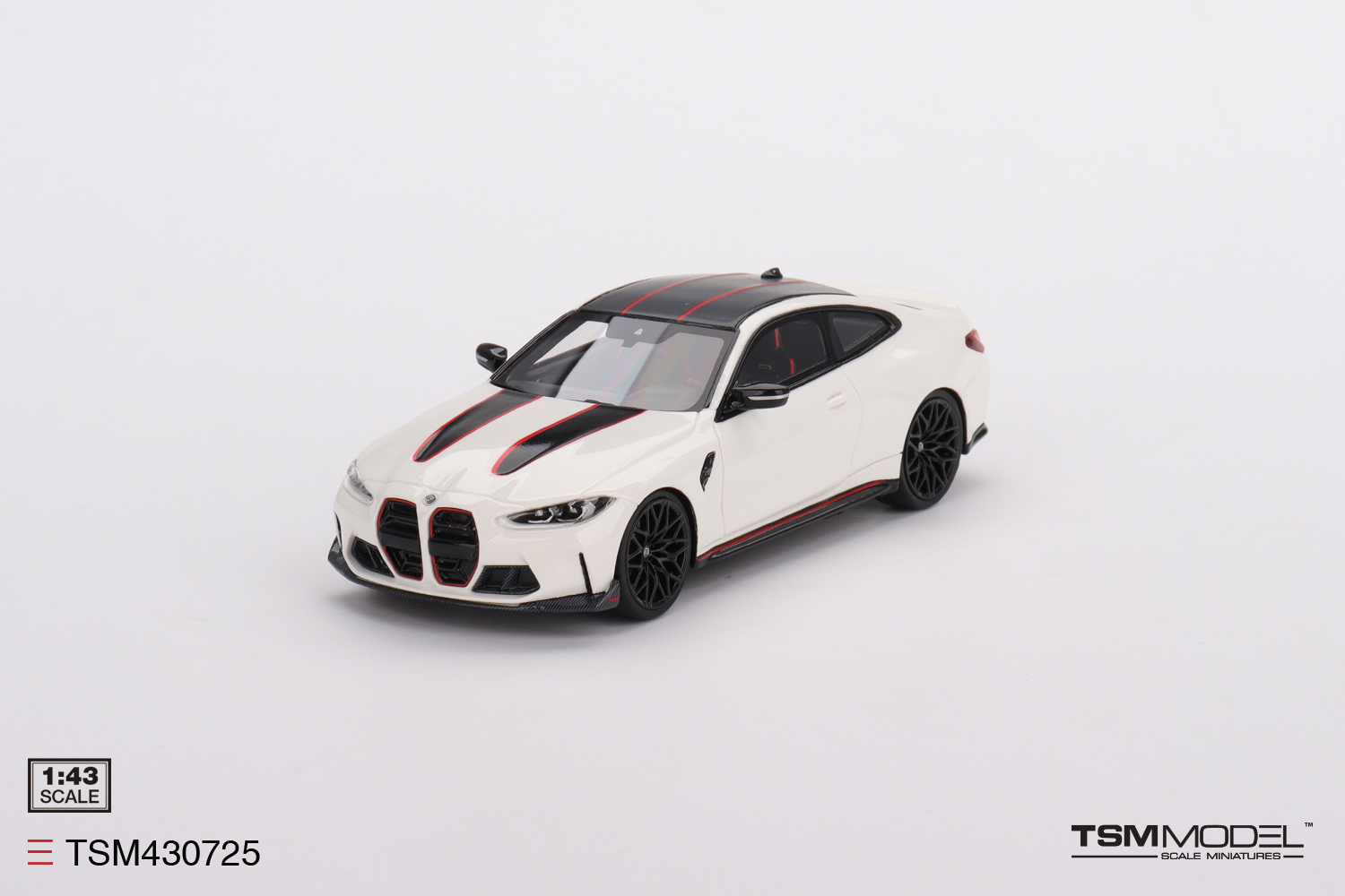 BMW M4 CSL BLANC 2023 TSM 1/43°