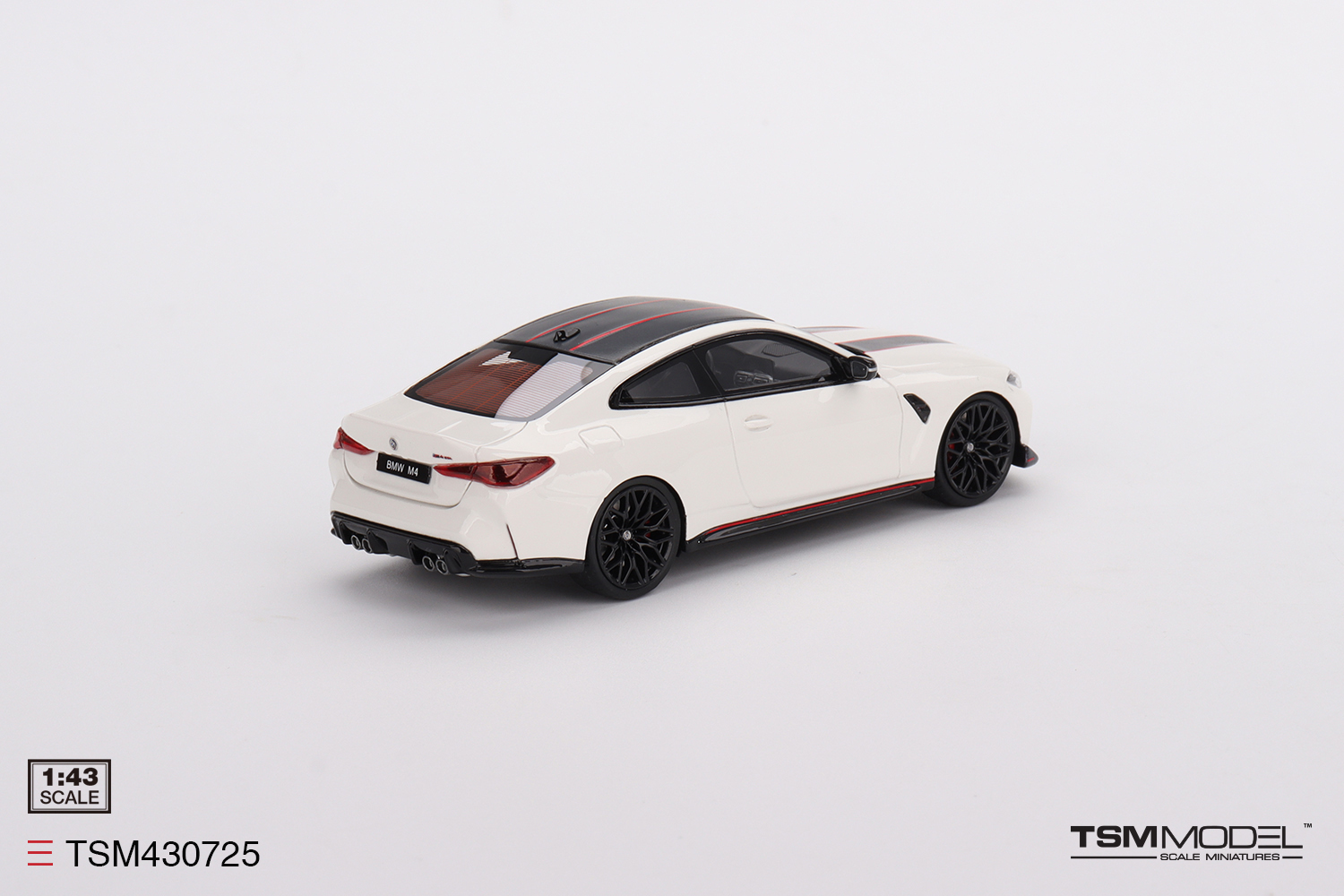 BMW M4 CSL BLANC 2023 TSM 1/43°