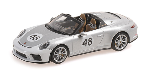 PORSCHE 911 SPEEDSTER N°48 GRIS 2019 MINICHAMPS 1/43°