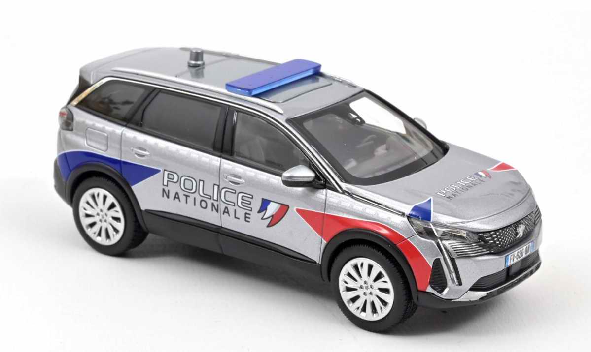 PEUGEOT 5008 GT POLICE NATIONALE 2021 NOREV 1/43°