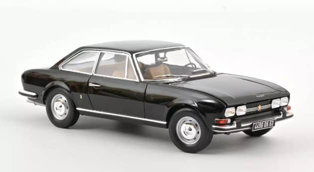 PEUGEOT 504 COUPE 1972 BLACK NOREV 1/18°