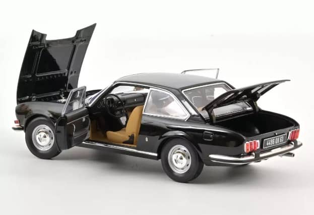 PEUGEOT 504 COUPE 1972 BLACK NOREV 1/18°