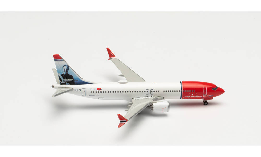 BOEING 737 MAX 8 NORWEGIAN HERPA 1/500°
