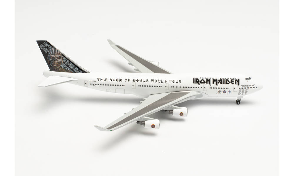 BOEING 747-400 "ED FORCE ONE" IRON MAIDEN HERPA 1/500°