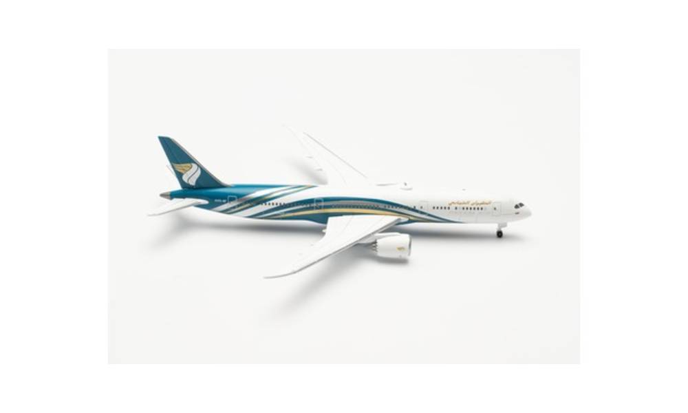 BOEING 787-9 DREAMLINER OMAN AIR HERPA 1/500°