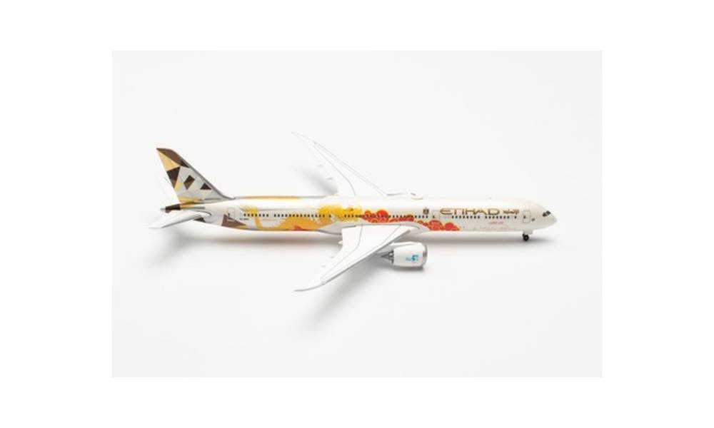 BOEING 787-10 DREAMLINER ETIHAD HERPA 1/500°