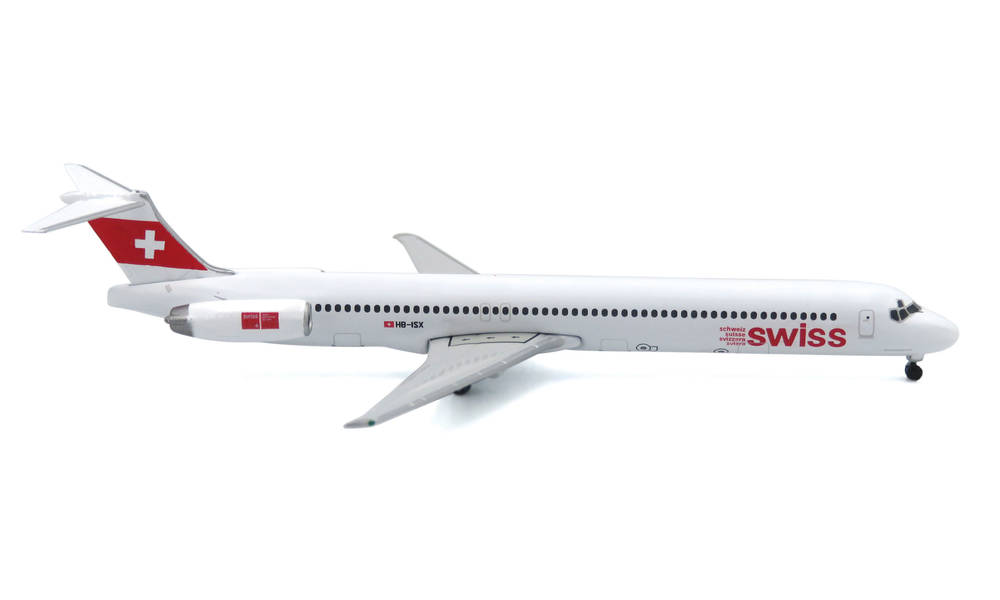 MCDONNELL DOUGLAS MD-83 SWISS HERPA 1/500°