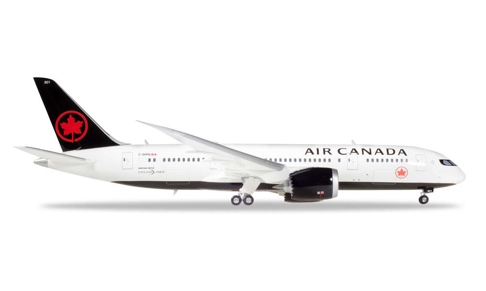 BOEING 787-8 DREAMLINER AIR CANADA HERPA 1/200°