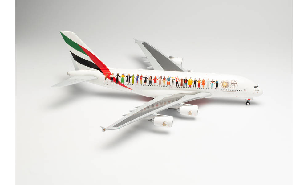 AIRBUS A380 EMIRATES “YEAR OF TOLERANCE“ HERPA 1/200°
