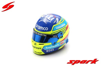 CASQUE FERNANDO ALONSO ASTON MARTIN F1 2024 SPARK 1/5°
