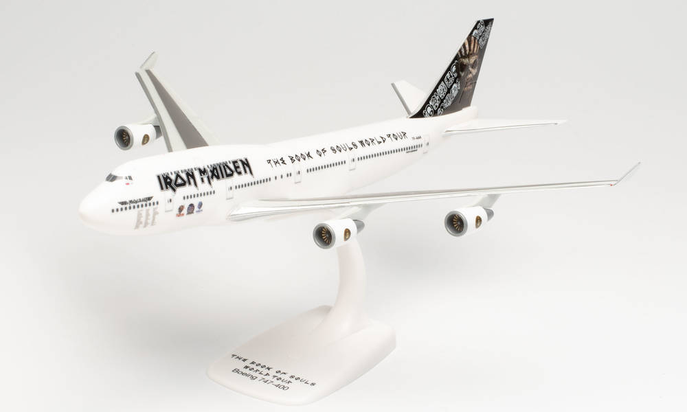 BOEING 747-400 "ED FORCE ONE" IRON MAIDEN HERPA 1/200°