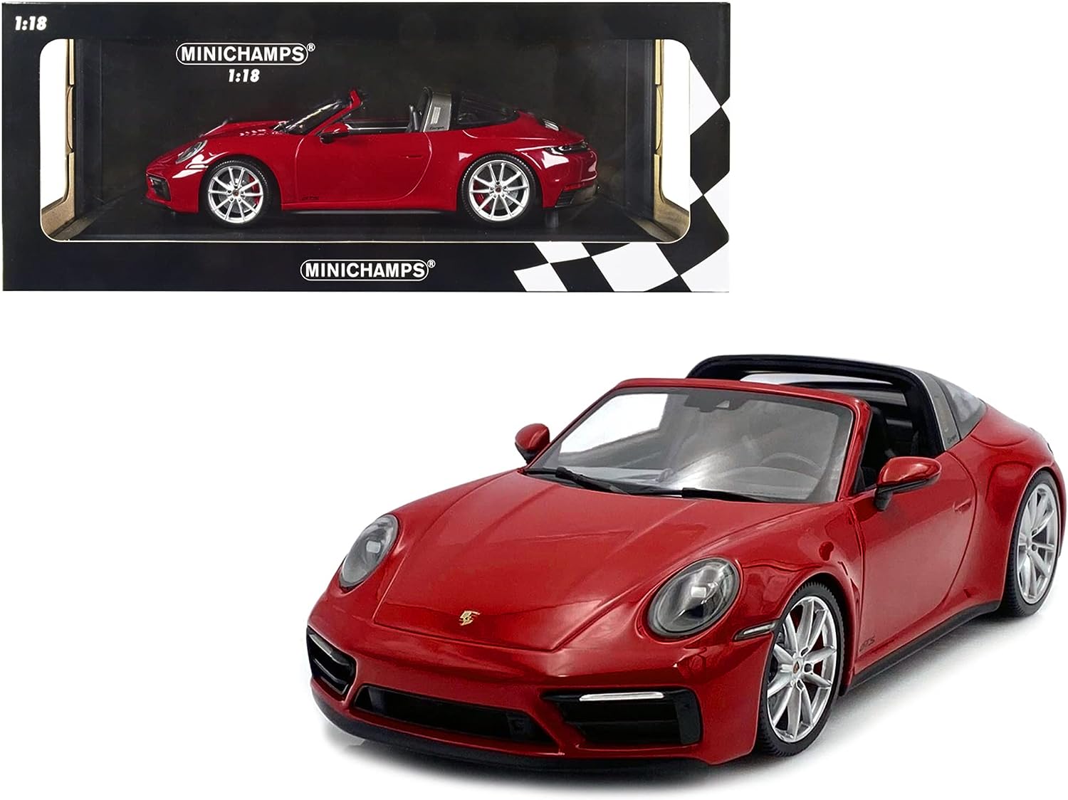 PORSCHE 911 TARGA 4 GTS 2021 ROUGE