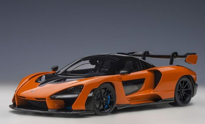 MCLAREN SENNA MIRA/ORANGE 2020 AUTO ART 1/18°