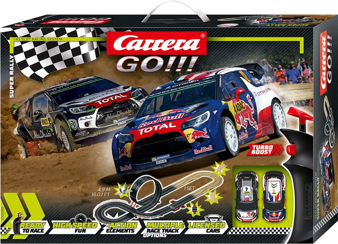 COFFRET CIRCUIT SUPER RALLY CARRERA GO !!! 1/43°