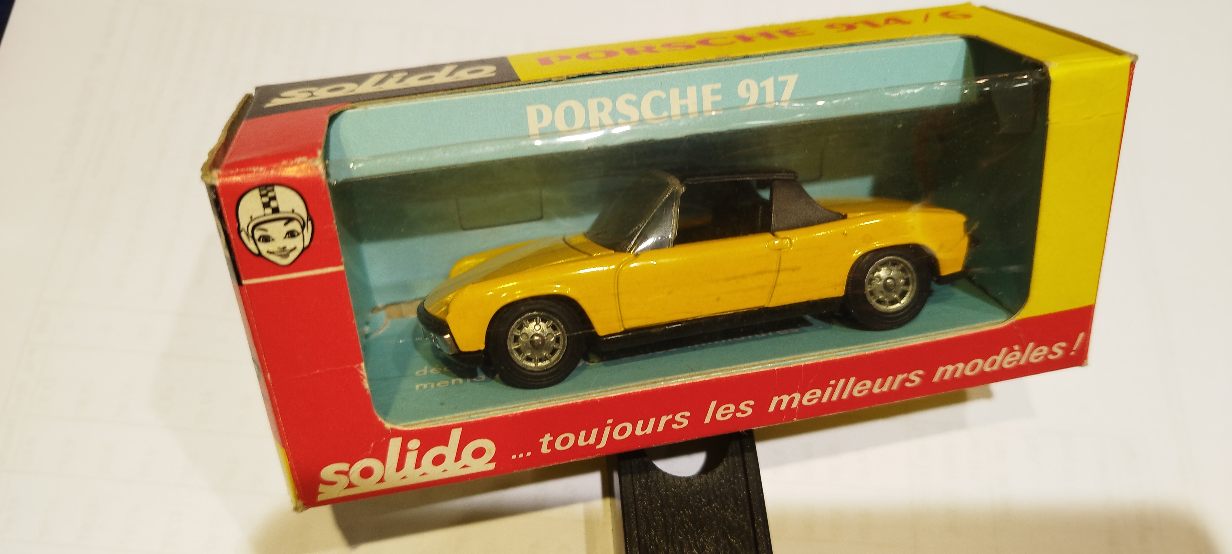 PORSCHE 914/6 JAUNE SOLIDO 1/43°