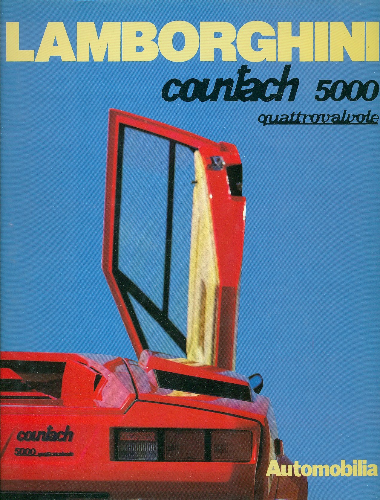 LAMBORHINI COUNTACH 5000 QUATTROVALVOLE AUTOMOBILIA