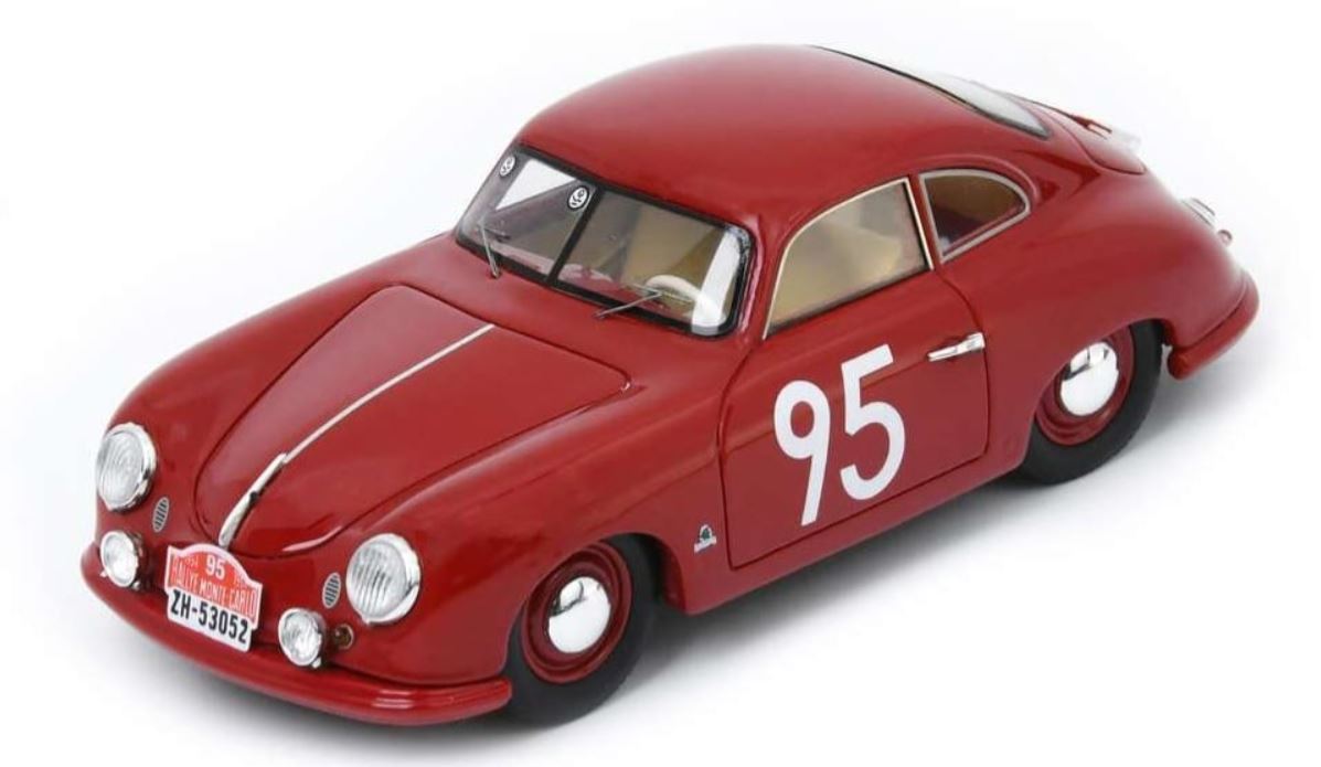 PORSCHE 356 N°95 Rallye Monte Carlo 1954 Schild & Bjornestad SPARK 1/43