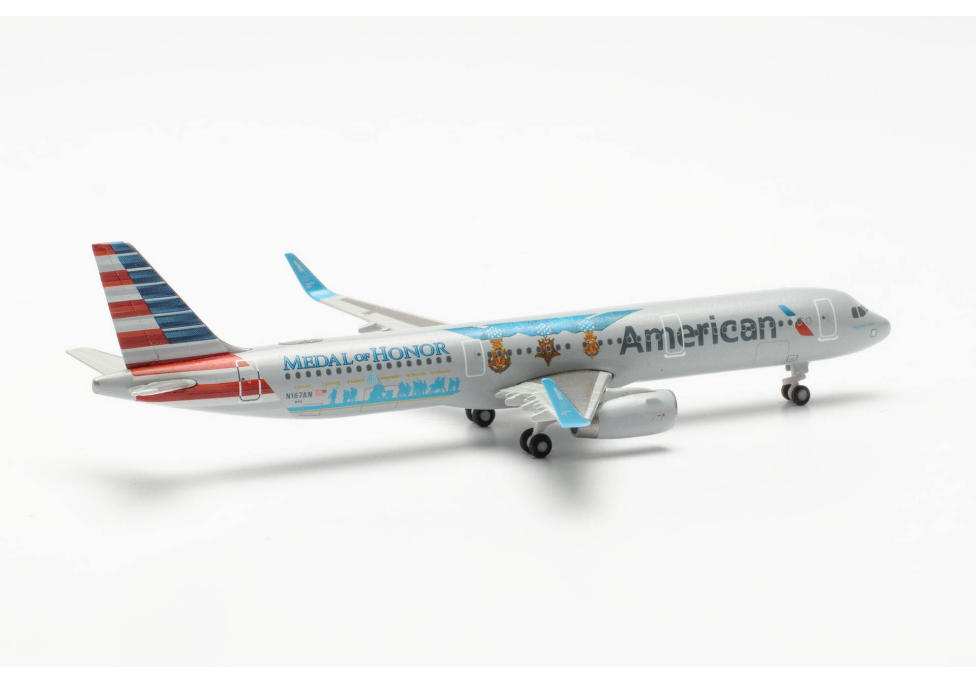 AMERICAN AIRLINES AIRBUS A321 HERPA 1/500°