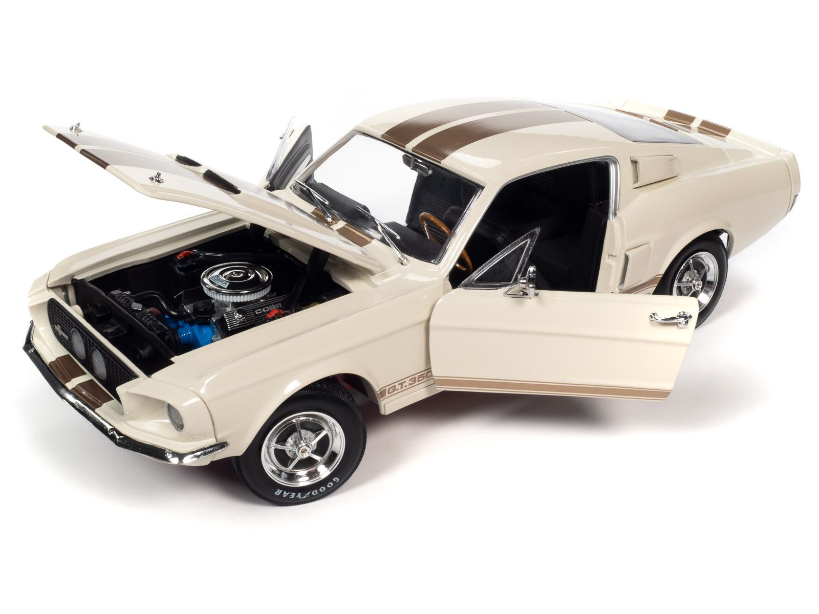 FORD MUSTANG SHELBY GT-350 1967 AUTO WORLD 1/18°