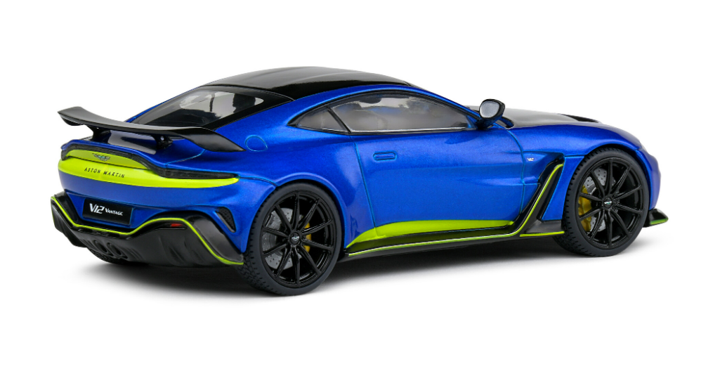 ASTON MARTIN V12 VANTAGE BLUE/YELLOW SOLIDO 1/43°