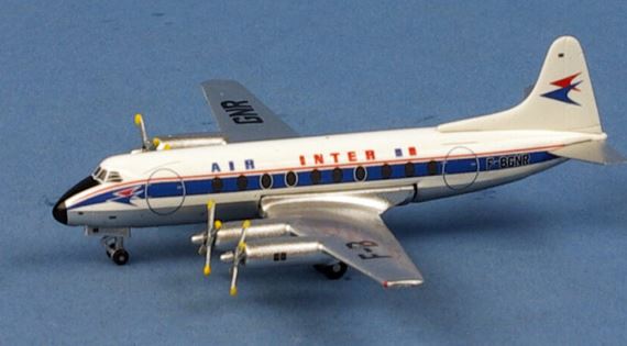 Air Inter Vickers Viscount 700 F-BGNR Euroclassics 1/400