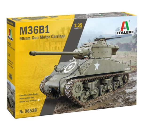 Autocanon M36B1 de 90 mm Italeri  1/35
